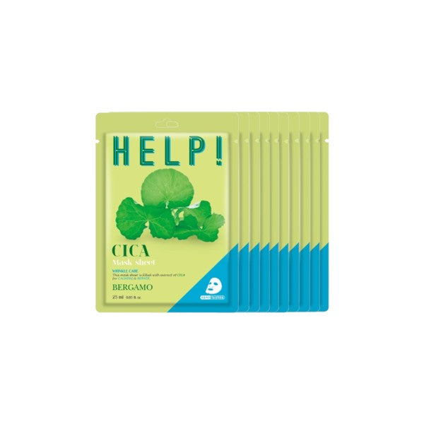 Bergamo Help! Mask Pack Cica 25ml *10ea - DODOSKIN