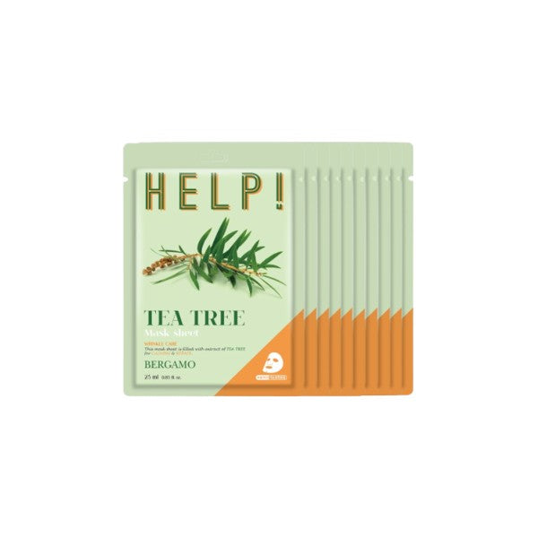 Bergamo Help! Mask Pack Tea Tree 25ml *10ea - DODOSKIN