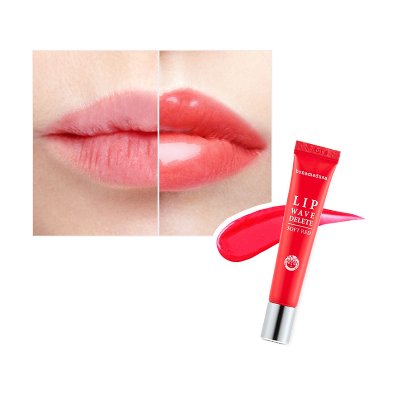 bonamedusa Lip Wave Delete Soft Red 15ml