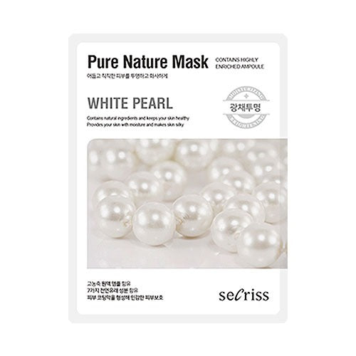 [Secriss] Pure Nature Mask Pack 1 Sheet #White Pearl - Dodoskin