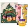 FRUDIA Honey Lip Balm & Hand Cream Gift Set Hello Winter Christmas Edition (Lip Balm 10ml + Hand Cream 30g x 2) - DODOSKIN