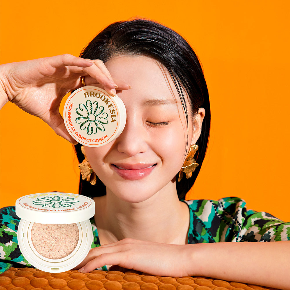 [Expiration imminen] BROOKESIA Skin Enhancer Compact Cushion Glow SPF40 PA++ 12g