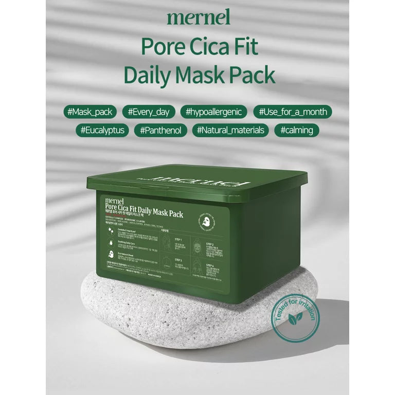 Mernel Pore Cica Fit Daily Mask Pack 350g 30pcs - DODOSKIN