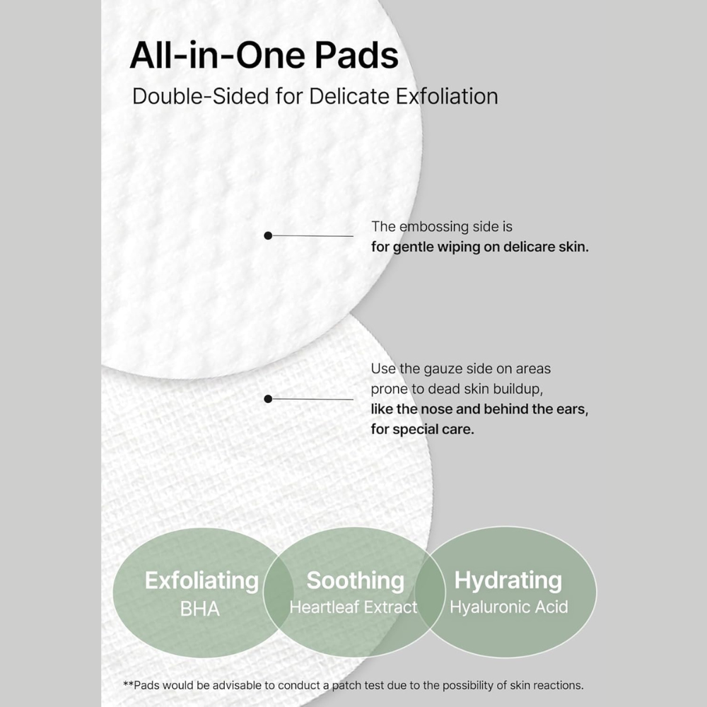 celimax Jiwoogae Heartleaf BHA Peeling Pad 60P Set (+10P)