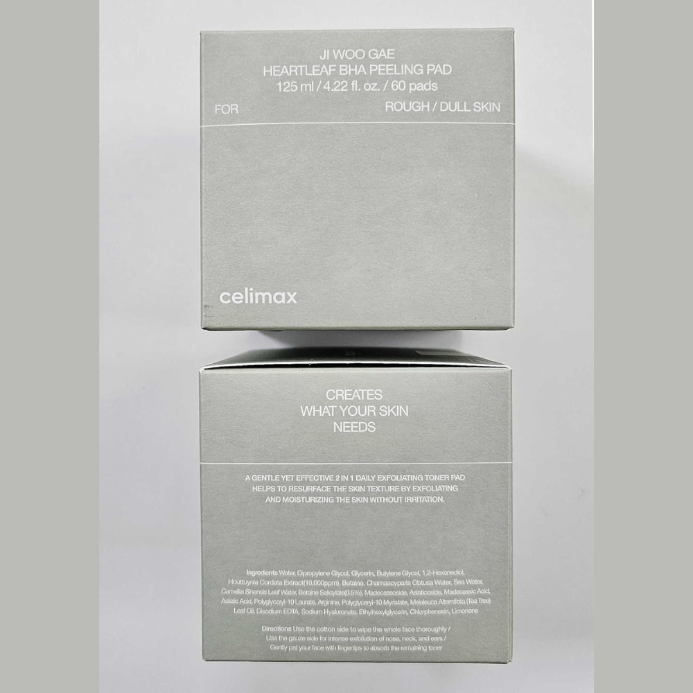 celimax Jiwoogae Heartleaf BHA Peeling Pad 60P Set (+10P)
