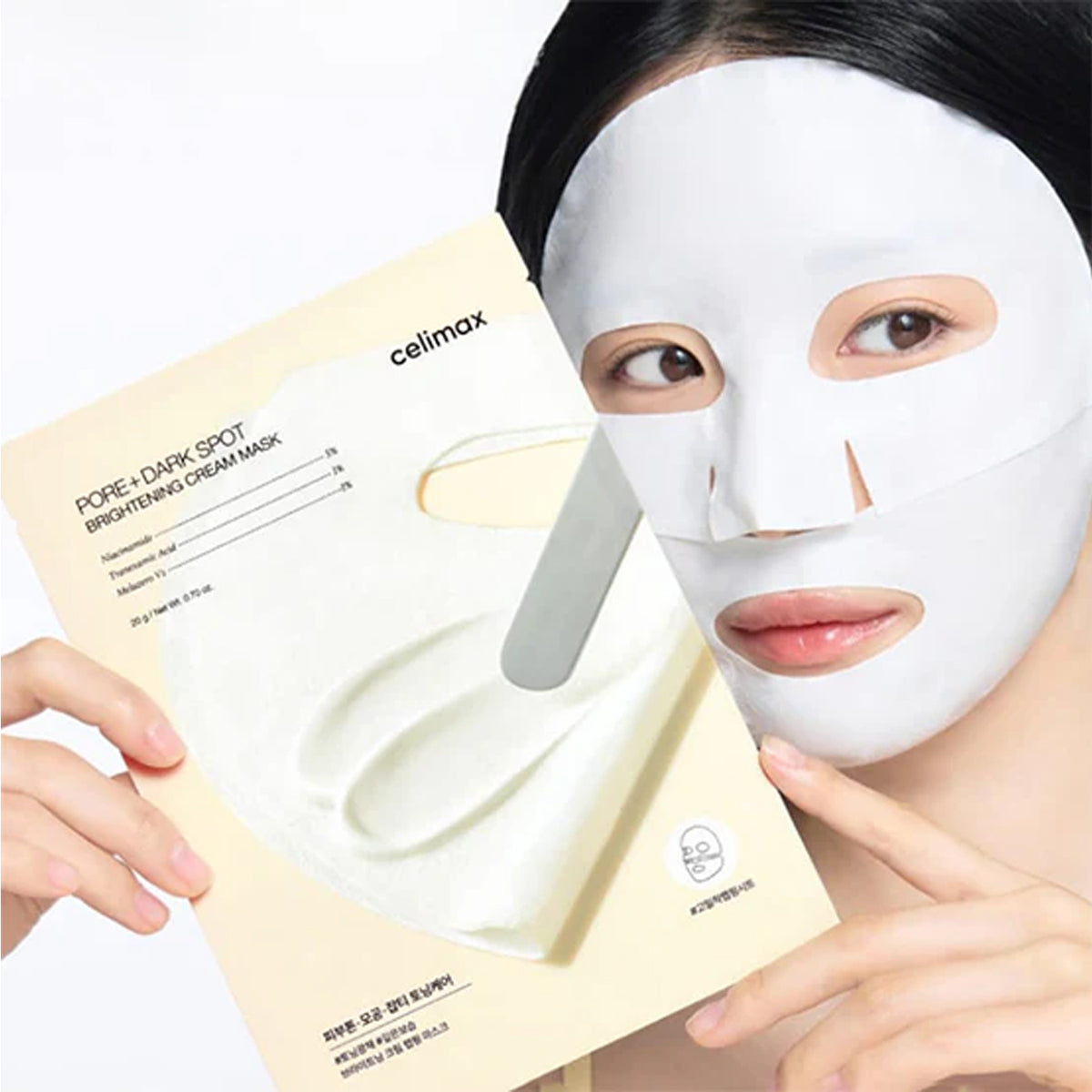 celimax Pore+ Dark Spot Brightening Cream Mask 4 sheets