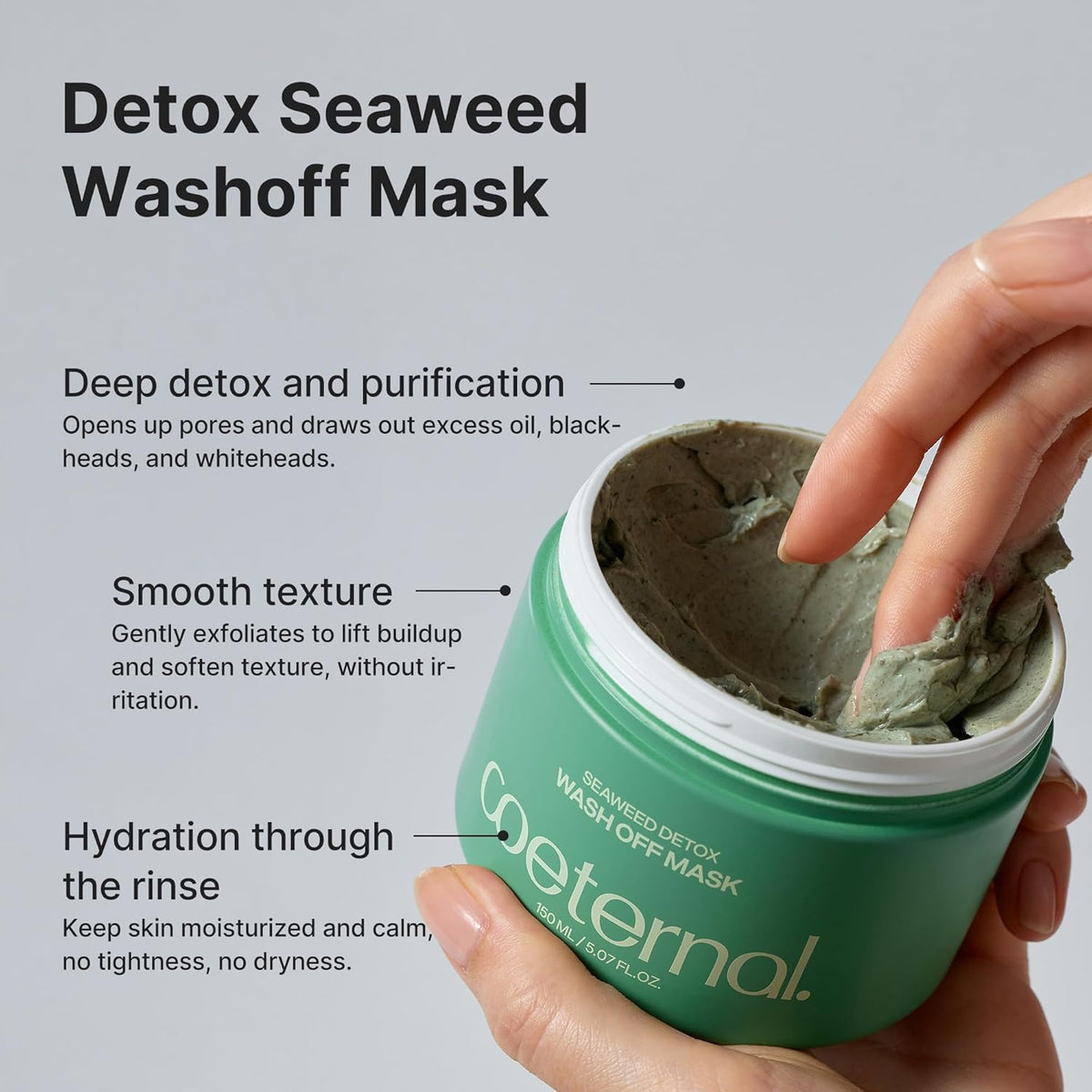 coeternal Seaweed Detox Wash-Off Mask 200ml