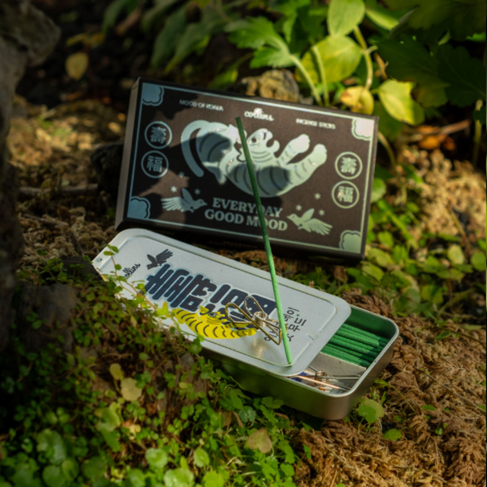 collins Incense Sticks 70P (Holder Included) KOREA (Garden) 22g, 1ea