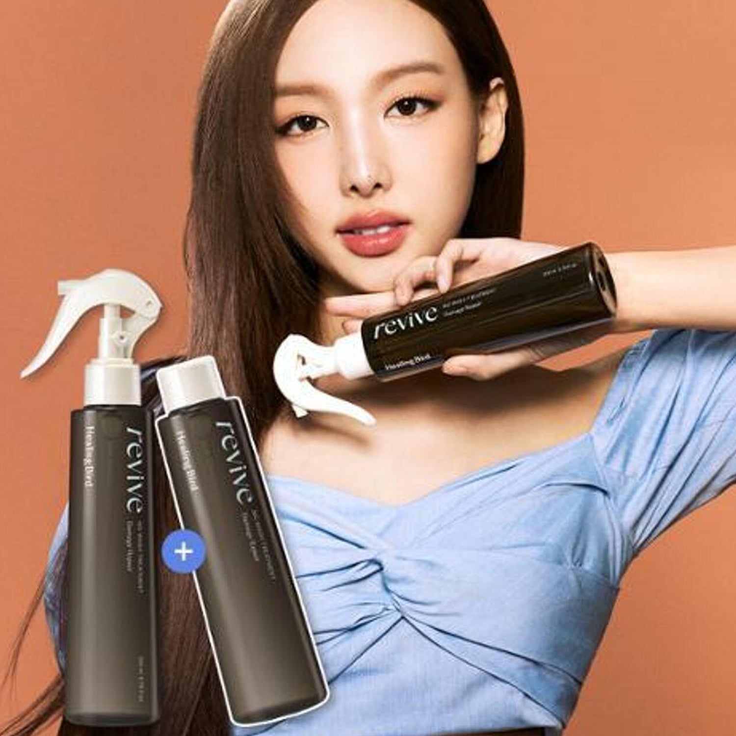 Healing Bird Revive No Wash Treatment Damage Repair 200ml+200ml