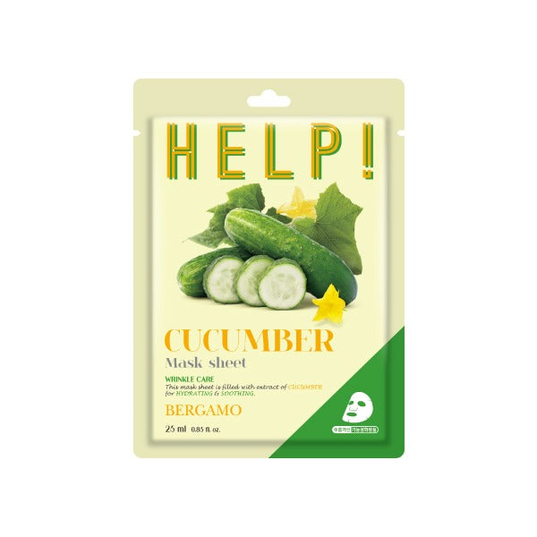 Bergamo Help! Mask Pack Cucumber 25ml *10ea - DODOSKIN