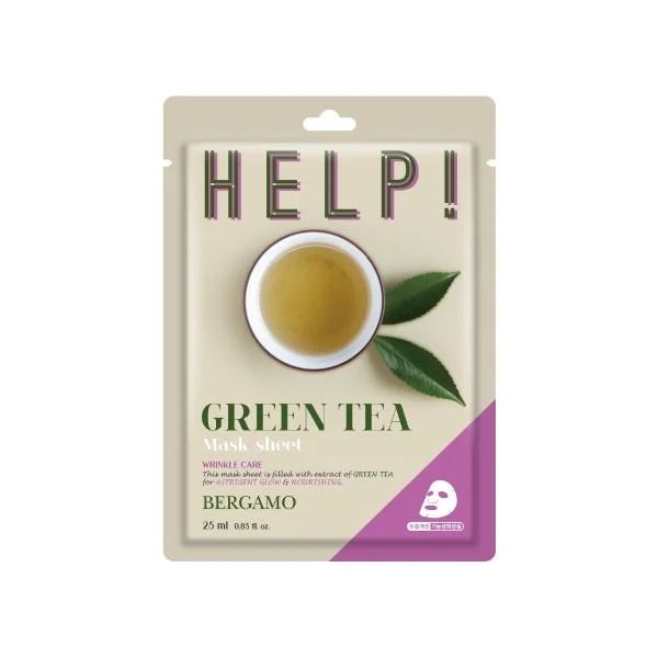 Bergamo Help! Mask Pack Green Tea 25ml *10ea - DODOSKIN