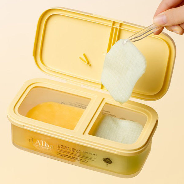 d'Alba Double Quick Liposome Calming & Boosting Dual Pad  2 Boxes 200 Sheets