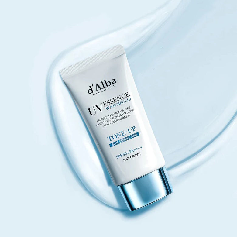 d'Alba Waterfull Tone-Up Sun Cream Blue SPF50+ PA++++ 50ml