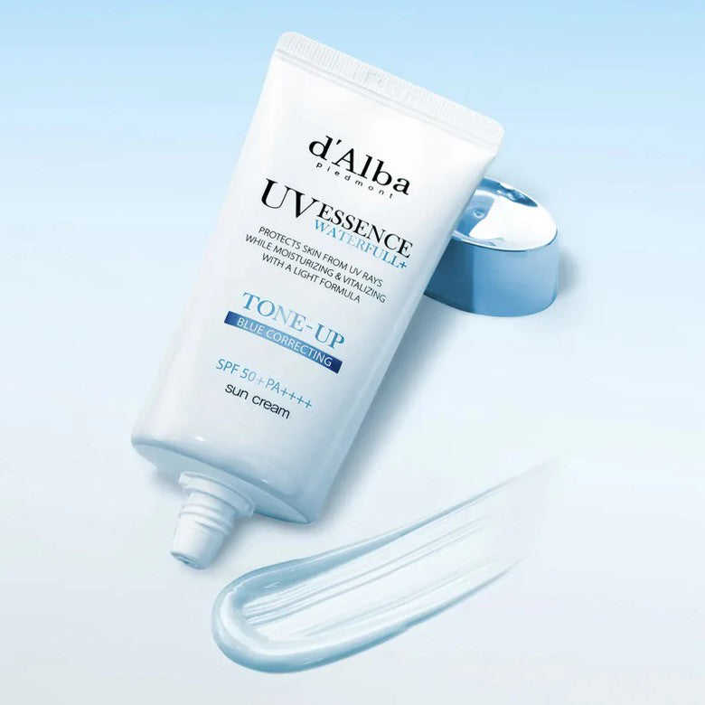 d'Alba Waterfull Tone-Up Sun Cream Blue SPF50+ PA++++ 50ml