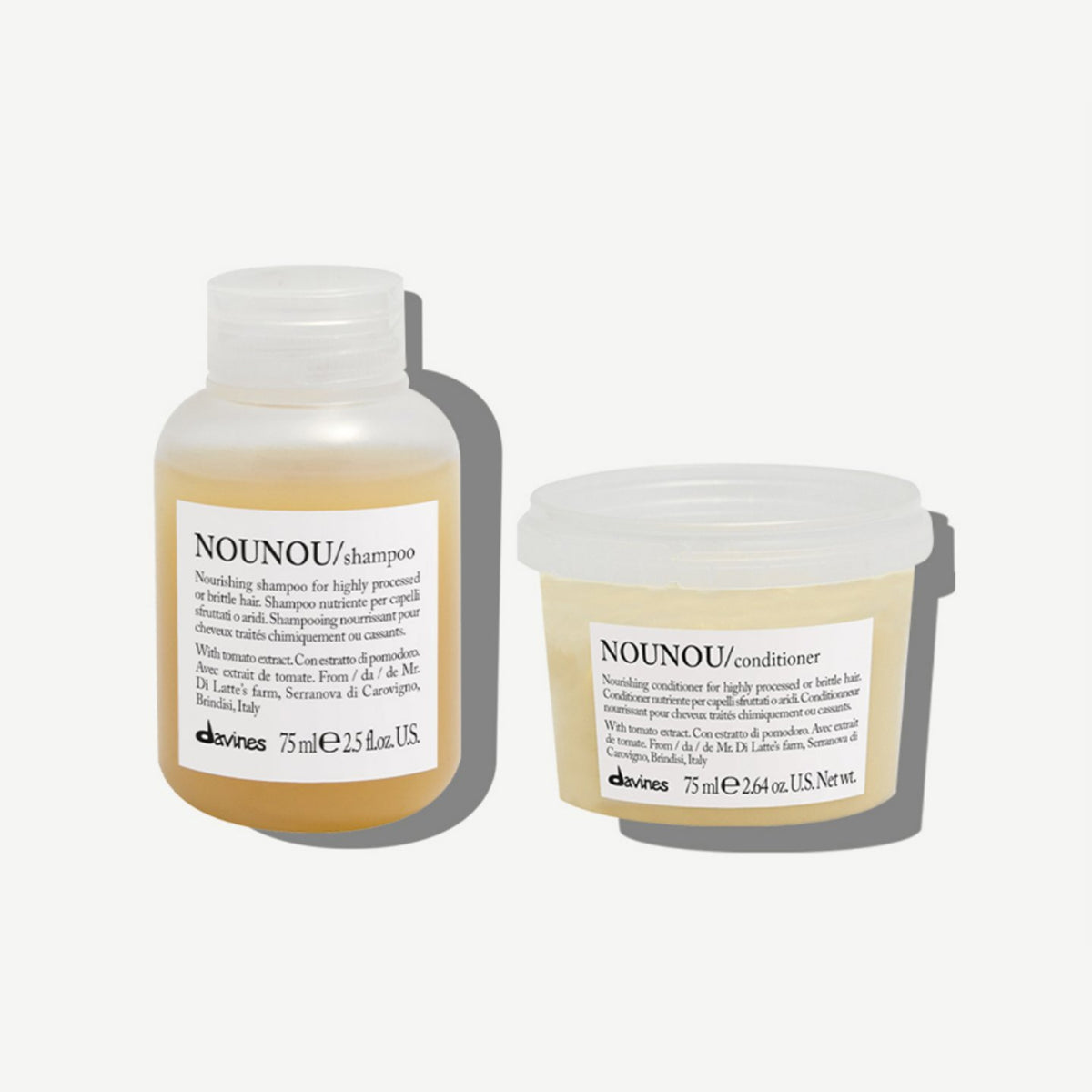 davines Discovery Kit (Nounou Shampoo, Conditioner, OI AlI In One Milk, Primer)