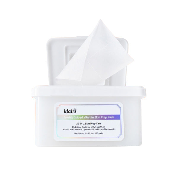 dear, klairs Freshly Juiced Vitamin Skin Prep Pads 290ml 80 Pads