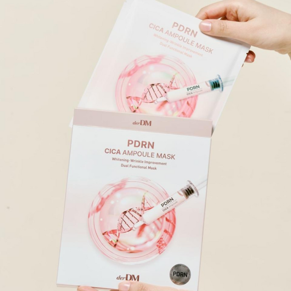 derDM PDRN Cica Ampoule Mask 30ml x 5 Sheets Set