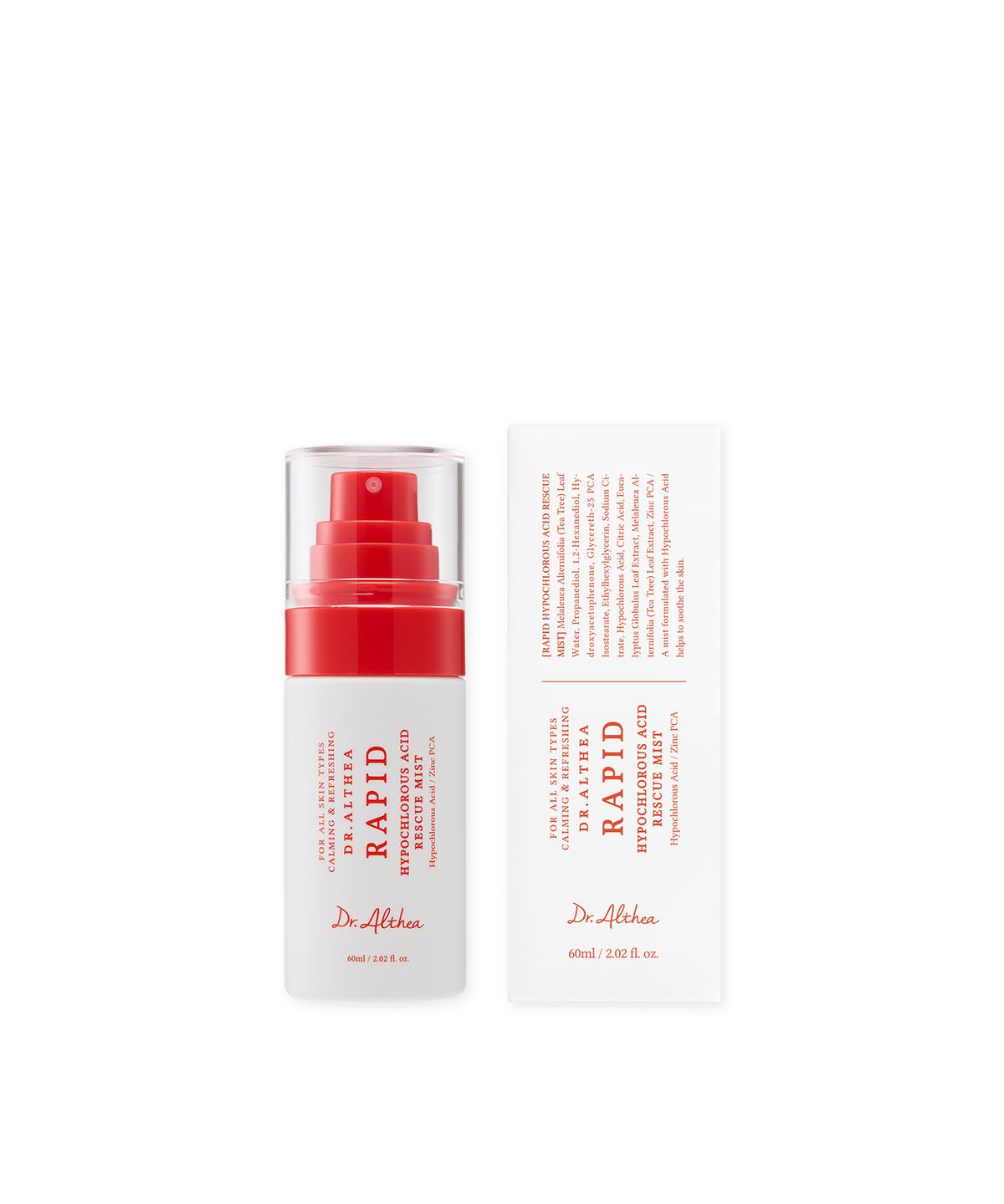 Dr.Althea Rapid Hypochlorous Acid Rescue Mist 2 fl oz
