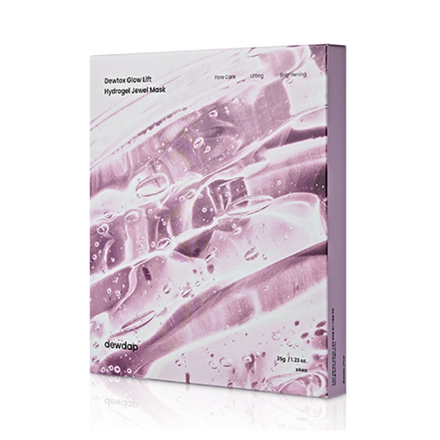 dewdap Dewtox Glow Lift Hydrogel Jewel Mask 35g x 4 Sheets