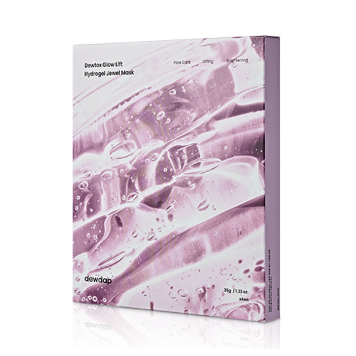 dewdap Dewtox Glow Lift Hydrogel Jewel Mask 35g x 4 Sheets