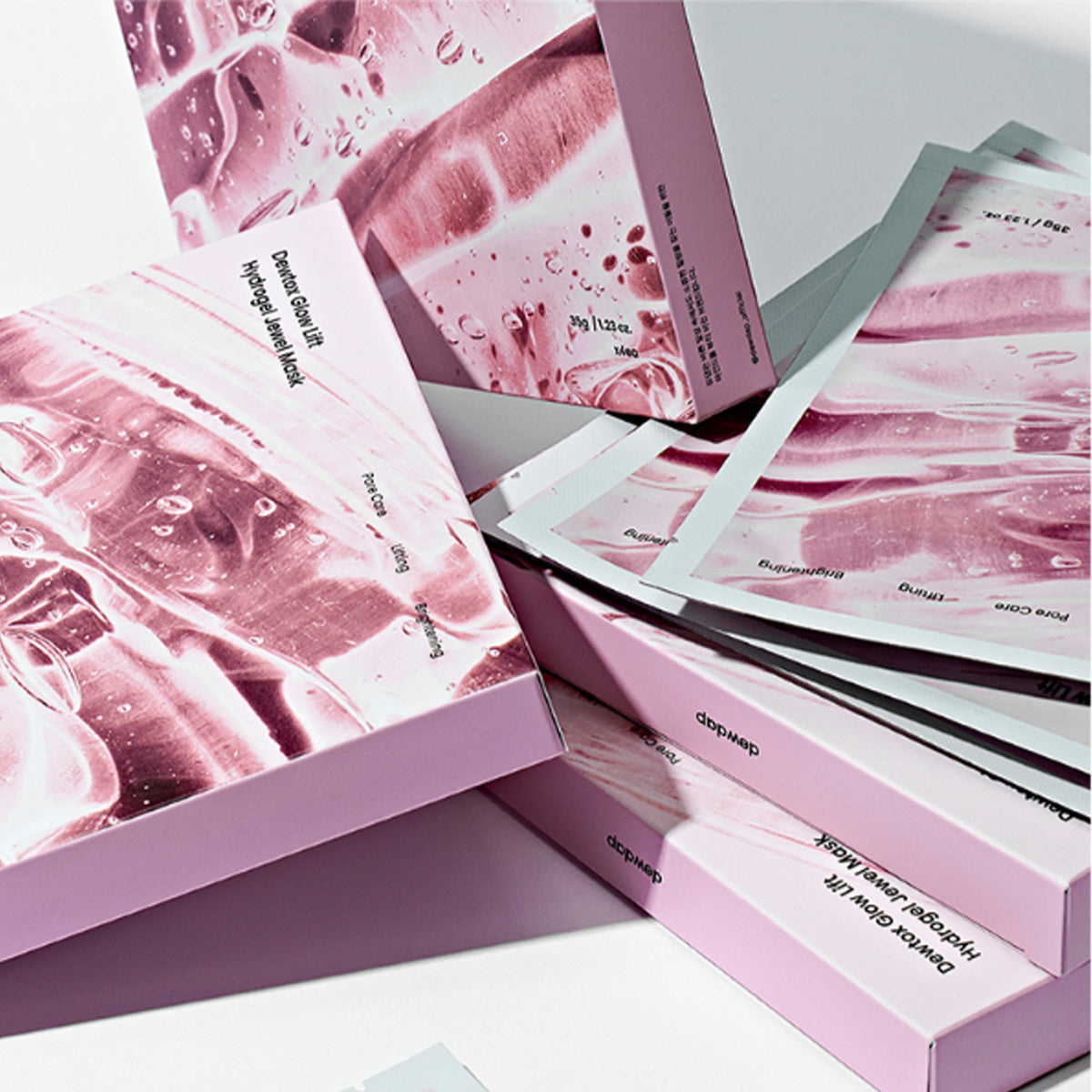 dewdap Dewtox Glow Lift Hydrogel Jewel Mask 35g x 4 Sheets