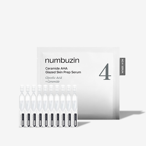 Numbuzin No.4 Ceramide AHA Glazed Skin Prep Serum 1.3mlx10ea