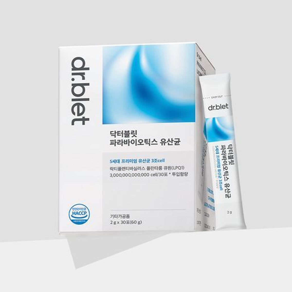 dr.blet Parabiotics Lactiplantibacillus 30 Sticks (1-Month Supply)