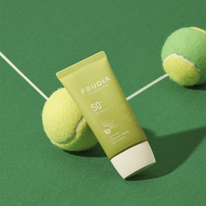FRUDIA Avocado Greenery Relief Sun Cream SPF50+ 50g | DODO SKIN