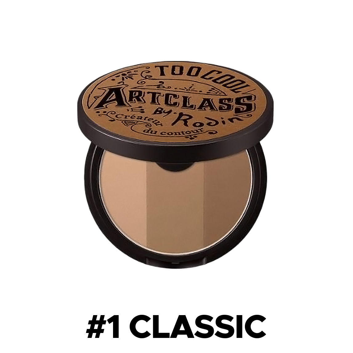 too cool for school Art Class by Rodin 3-Color Face Shading, Contour 9.5g (3 Colors)