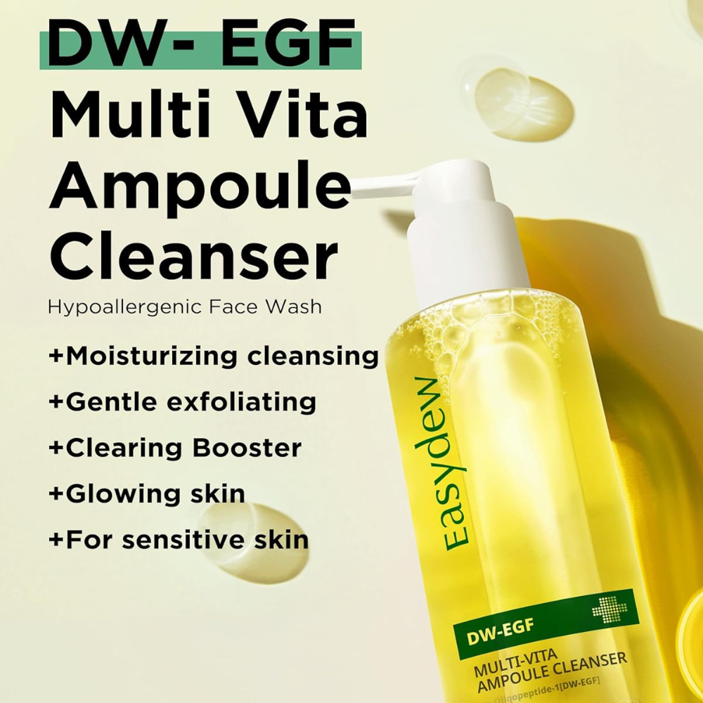 easydew DW-EGF Multi-Vita Ampoule Cleanser 200ml