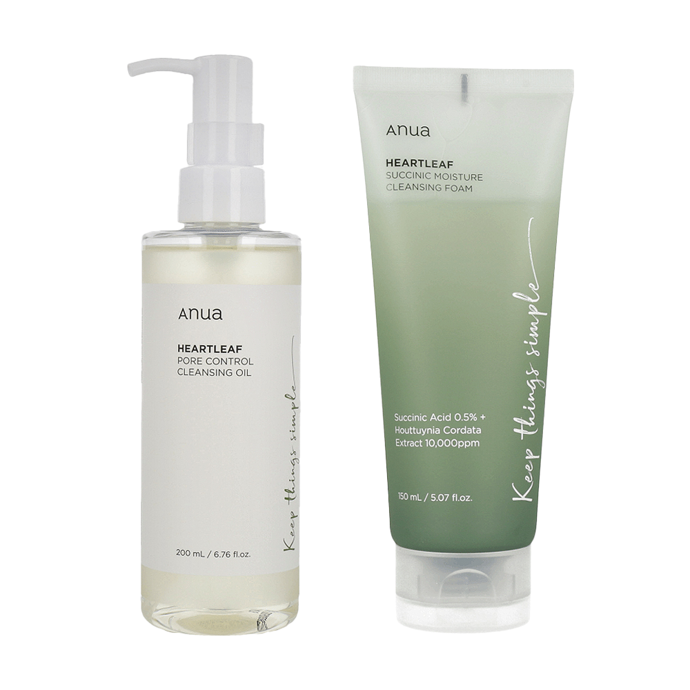 Buy Korean Anua Cleansing SET (Cleansing Oil+Foam) Online DODOSKIN