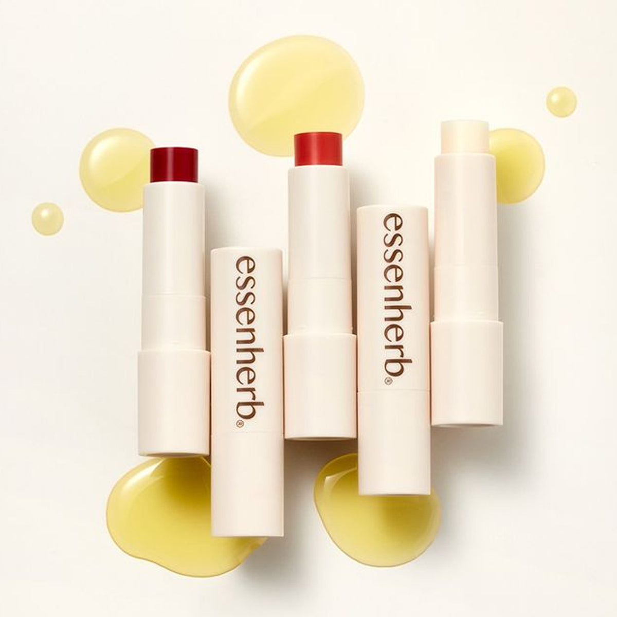 essenherb Jojoba Essential Lip Balm 4g 3 colors