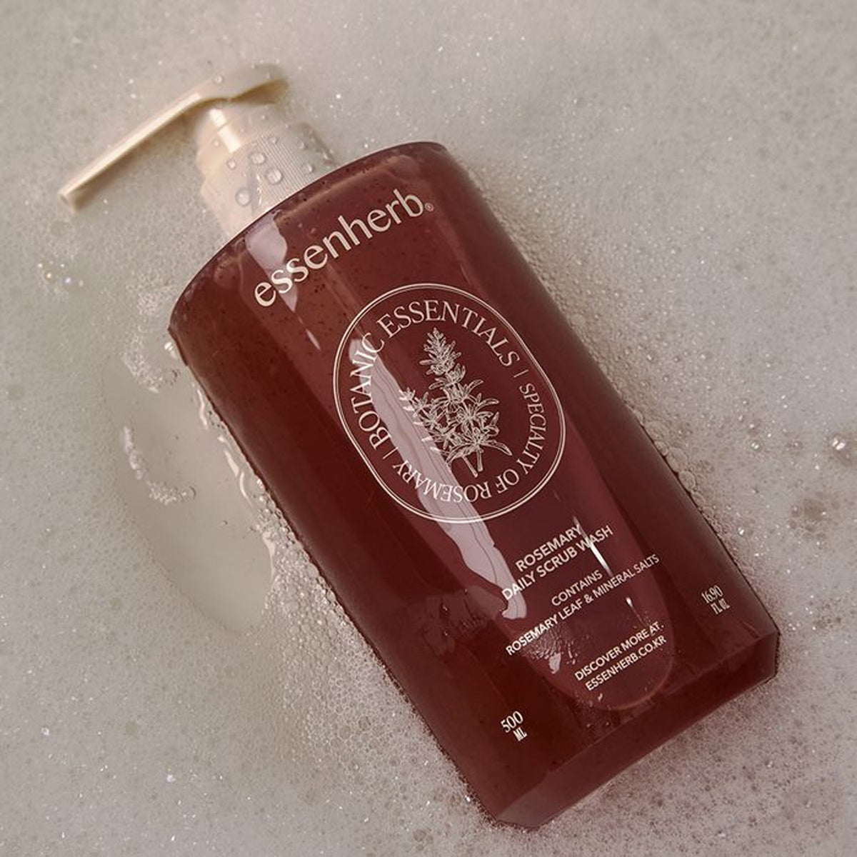 essenherb Rosemary Daily Scrub Wash 500ml