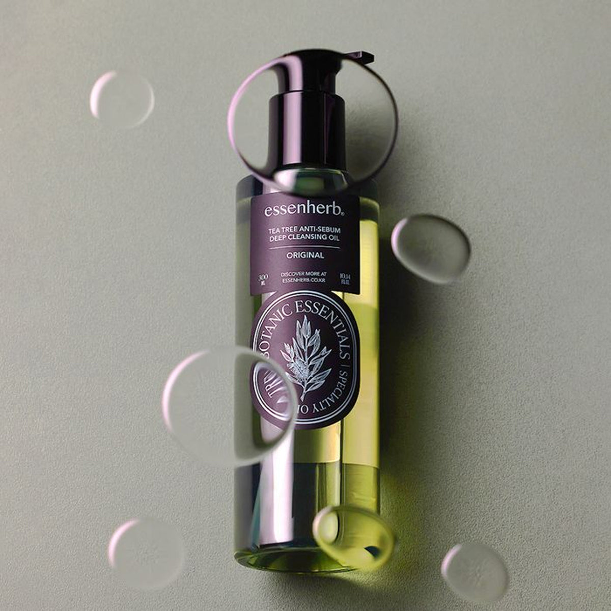 Essenherb Tea Tree Anti-Sebum Aceite de limpieza profunda de 300 ml