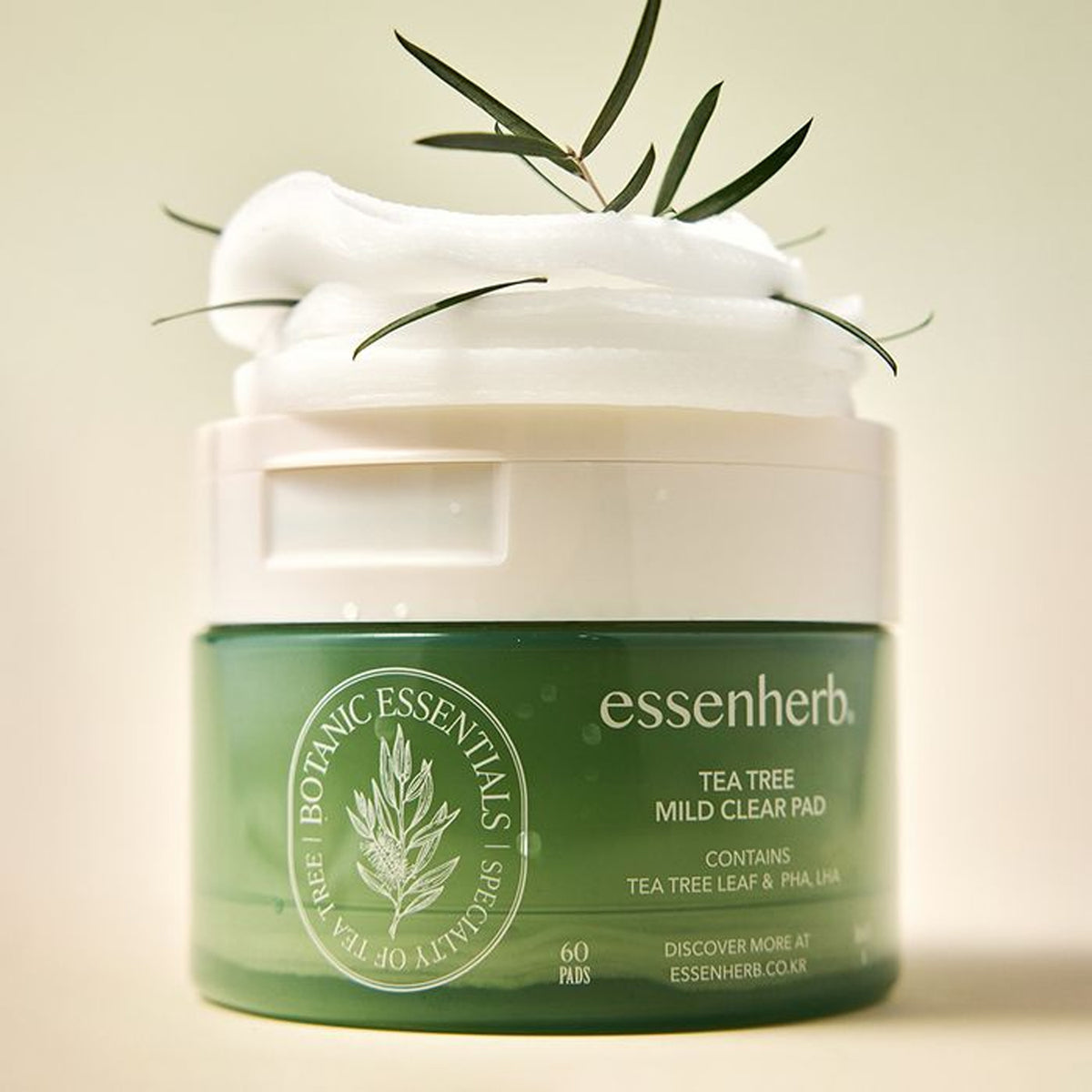 essenherb Tea Tree Mild Clear Pad 60 Sheets