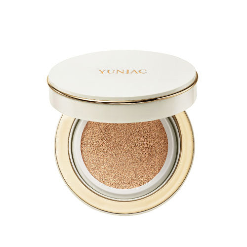 [Expiration imminen] YUNJAC Long Wear Porcelain Cushion Foundation SPF50+ PA++++ 15g (+Refill 15g)