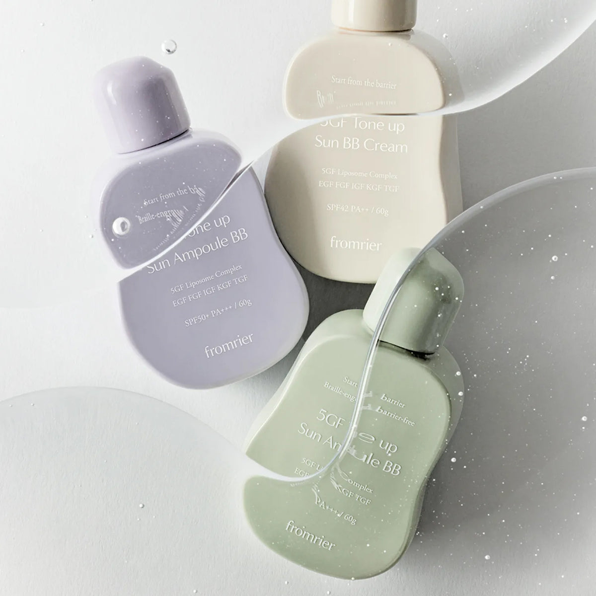 fromrier 5GF Tone up Sun Ampoule BB 60g 3 colors