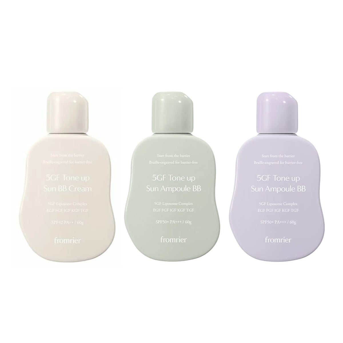 fromrier 5GF Tone up Sun Ampoule BB 60g 3 colors