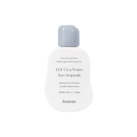 Vegan EGF Cica Water Sun Ampoule SPF50+ PA++++ 56ml bottle with a white label.