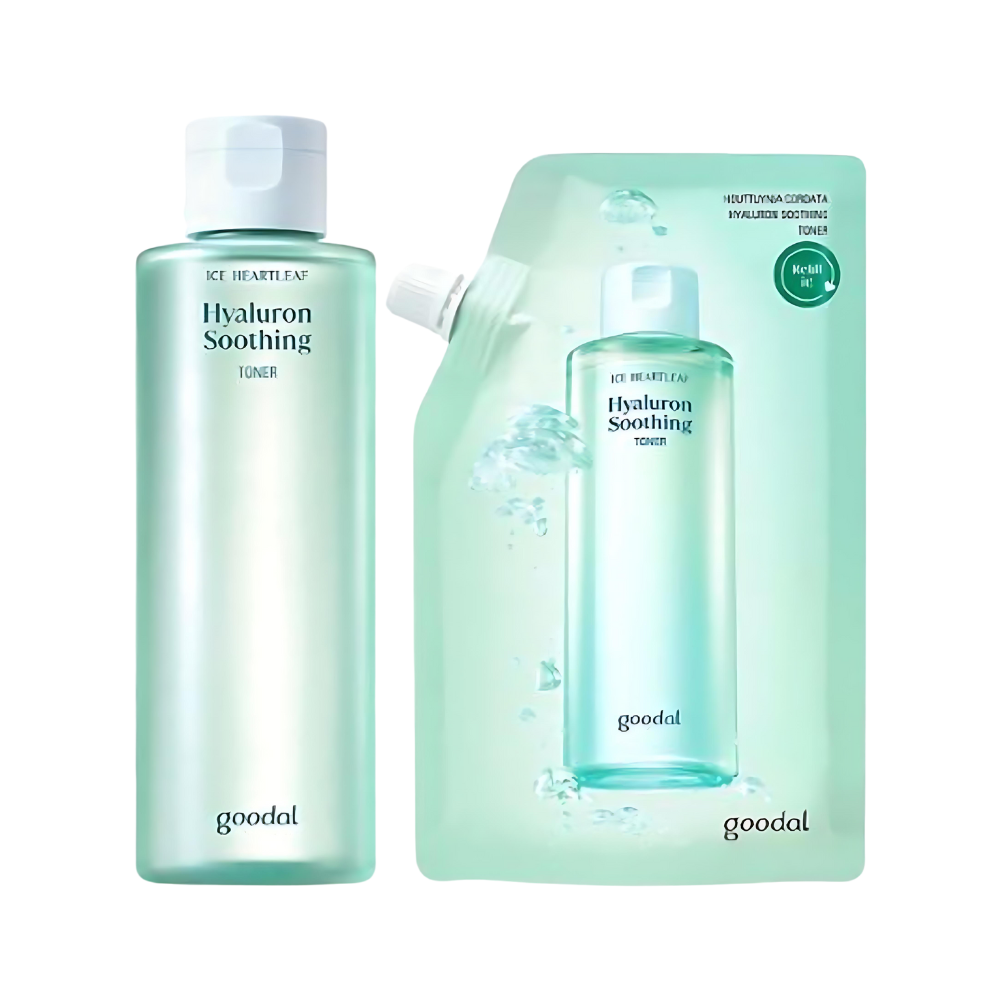 goodal Heartleaf Hyaluron Soothing Toner 350ml (+350mL Refill)