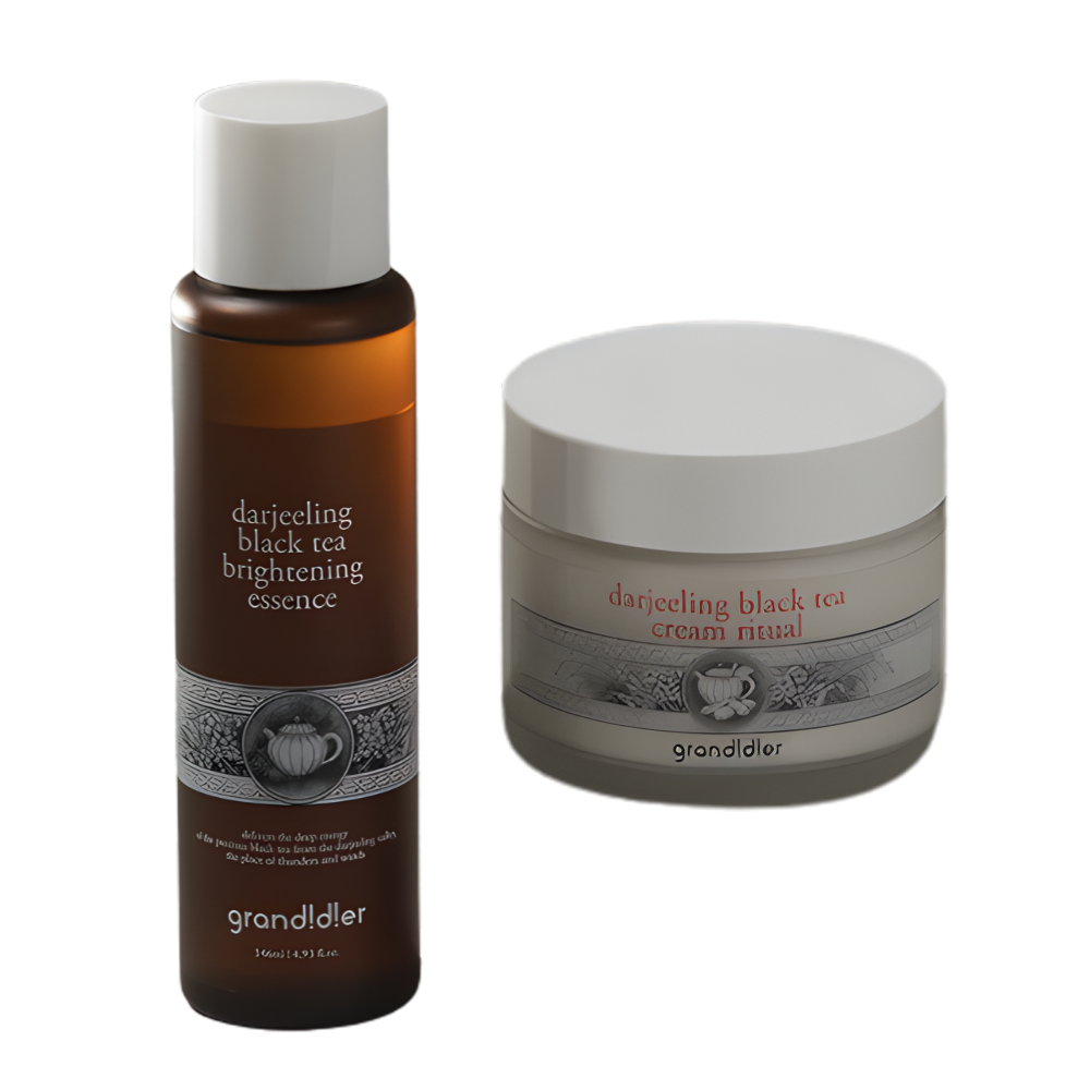 grandidier Dazzling Black Tea 2-Piece Set