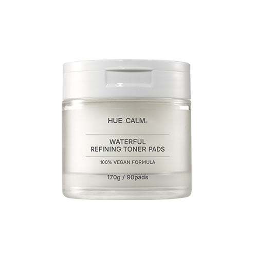 [HUECALM] Waterful Refining Toner Pads 170g (90ea) (VEGAN) - Dodoskin