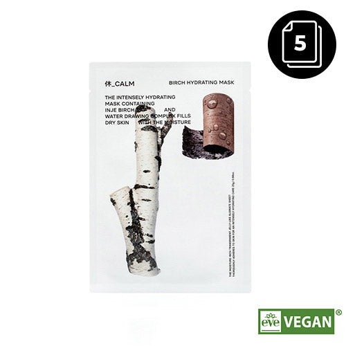 [HUECALM] Birch Hydrating Mask 25g * 5ea - Dodoskin