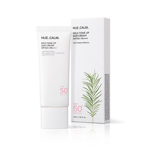 [HUECALM] MILD TONE UP SUN CREAM SPF50+PA++++ 40ml (VEGAN) - Dodoskin