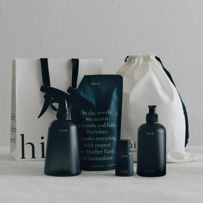 hinok [New Year Gift Wrapped] Signature Set - Jeju Hinoki Cypress Deodorizer & Hand Wash