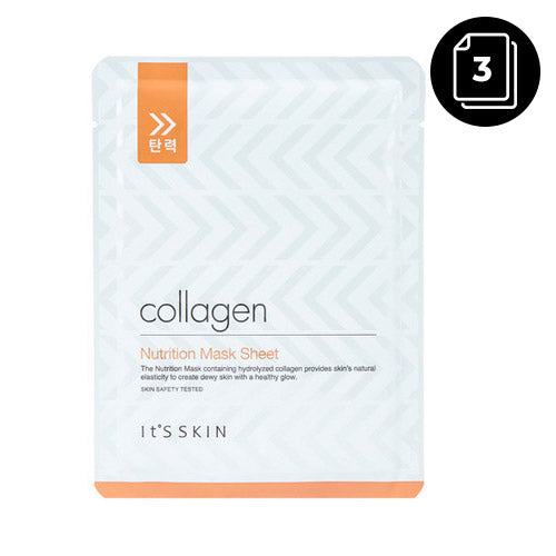 [It's skin] Collagen Nutrition Mask Sheet 17g * 3ea - Dodoskin