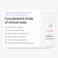 (Matthew검수) THANK YOU FARMER  Skin Tone Up Total Cream SPF50+ PA++++ 40ml - DODOSKIN