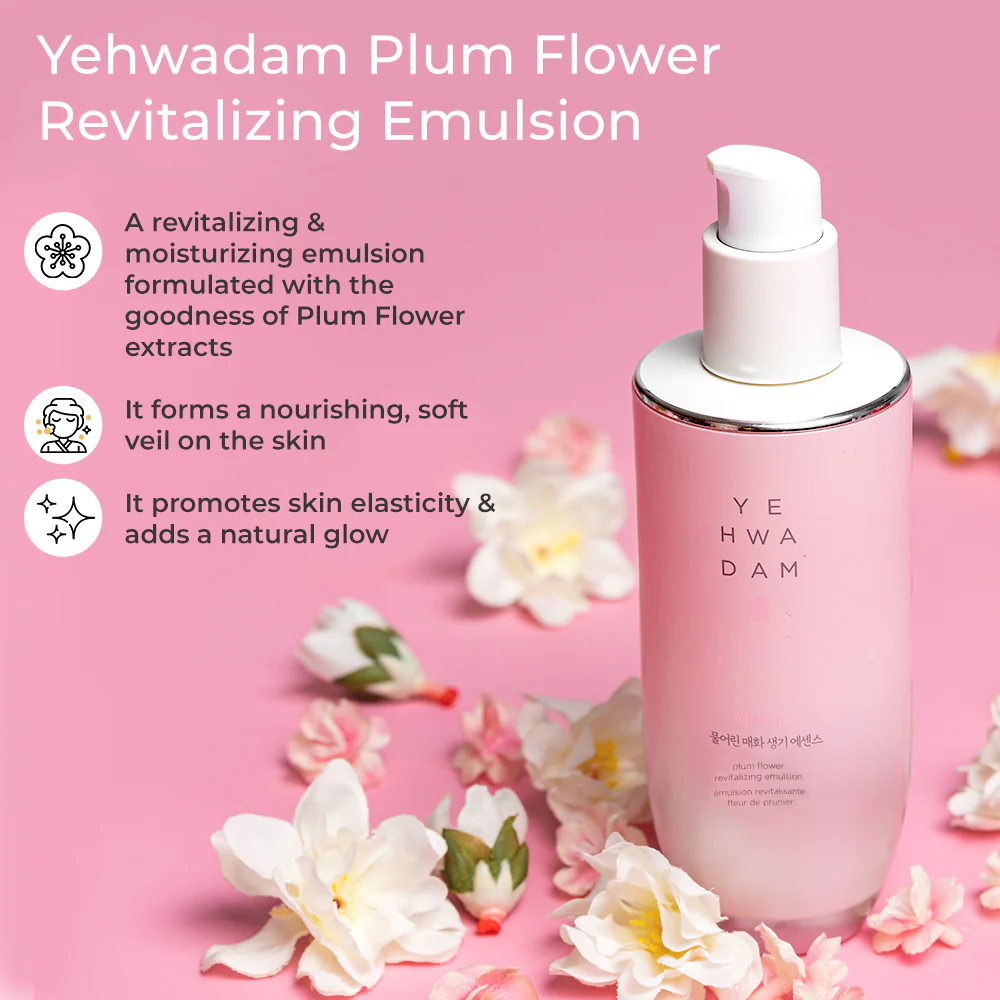 (KNEW) THE FACE SHOP Yehwadam Plum Flower Revitalizing Emulsion 140ml - DODOSKIN