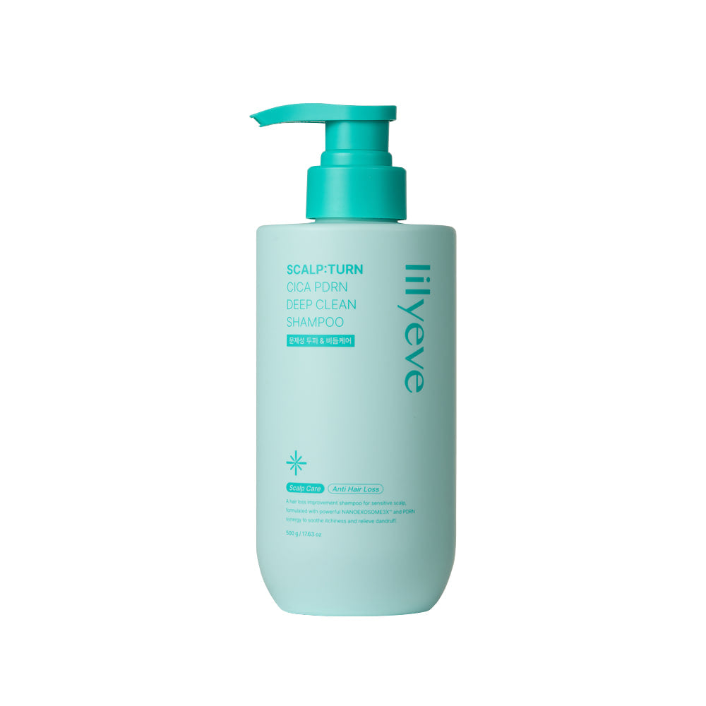 lilyeve Scalp:Turn Cica PDRN Deep Clean Shampoo 500g
