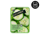 May Island Cucumber réel Essence Mask Pack 10EA